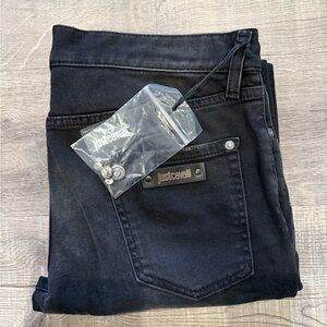 JUST CAVALLI MENS SLIM FIT DENIM BRAND NEW